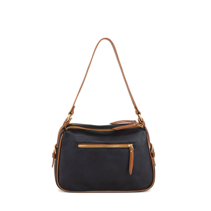 Andreina- WB113998-BLACK-CUOIO (124) – Anna Morellini
