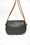 Drina- WB390848-DARK GREEN+CUOIO