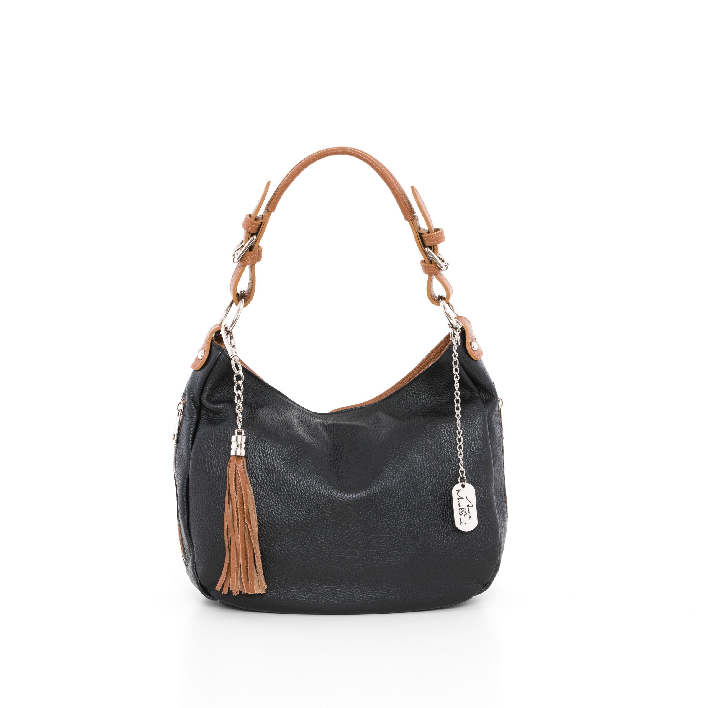 Fiorella- WB113235-BLACK-CUOIO (124) – Anna Morellini